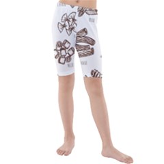 Pasta Mie Spageti Rigatoni Lasagna Kids  Mid Length Swim Shorts