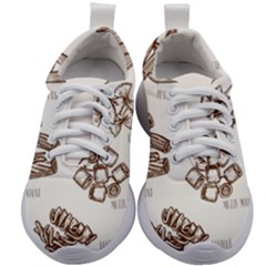 Pasta Mie Spageti Rigatoni Lasagna Kids Athletic Shoes by Askadina