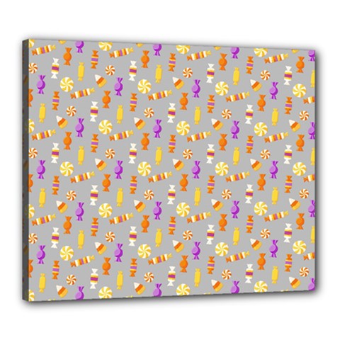 Halloween Candy Canvas 24  X 20  (stretched) by Askadina