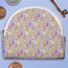 Halloween Candy Horseshoe Style Canvas Pouch