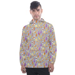 Halloween Candy Men s Front Pocket Pullover Windbreaker