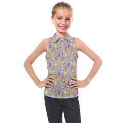 Halloween Candy Kids  Sleeveless Polo T-shirt