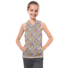 Halloween Candy Kids  Sleeveless Hoodie