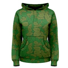 Vectors Leaves Background Plant Women s Pullover Hoodie