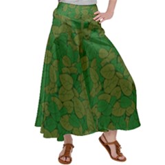 Vectors Leaves Background Plant Women s Satin Palazzo Pants by Askadina