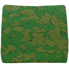 Vectors Leaves Background Plant Seat Cushion