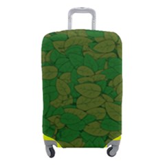 Vectors Leaves Background Plant Luggage Cover (small) by Askadina