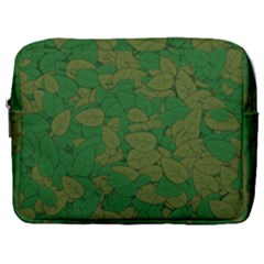 Vectors Leaves Background Plant Make Up Pouch (large) by Askadina