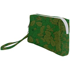 Vectors Leaves Background Plant Wristlet Pouch Bag (small) by Askadina