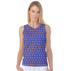 Cute Sketchy Monsters Motif Pattern Women s Basketball Tank Top by dflcprintsclothing