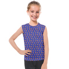 Cute Sketchy Monsters Motif Pattern Kids  Mesh Tank Top by dflcprintsclothing