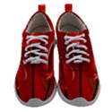 Flowers Red Women Athletic Shoes View1