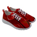 Flowers Red Women Athletic Shoes View3