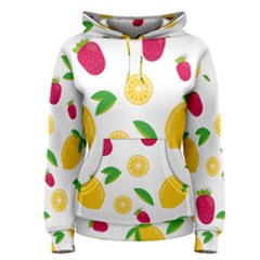 Strawberry Lemons Fruit Women s Pullover Hoodie