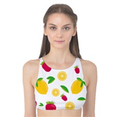 Strawberry Lemons Fruit Tank Bikini Top by Askadina