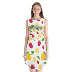 Strawberry Lemons Fruit Sleeveless Chiffon Dress   by Askadina