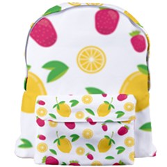 Strawberry Lemons Fruit Giant Full Print Backpack by Askadina