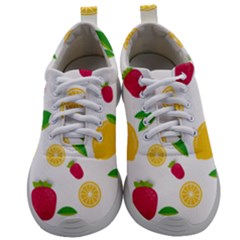 Strawberry Lemons Fruit Mens Athletic Shoes by Askadina