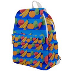 Fruit Texture Wave Fruits Top Flap Backpack by Askadina