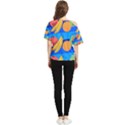 Fruit Texture Wave Fruits One Shoulder Cut Out T-Shirt View2