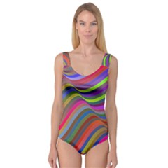 Psychedelic Surreal Background Princess Tank Leotard  by Askadina