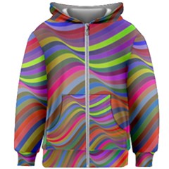 Psychedelic Surreal Background Kids  Zipper Hoodie Without Drawstring by Askadina