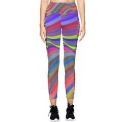 Psychedelic Surreal Background Pocket Leggings  by Askadina