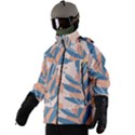 Summer Pattern Tropical Design Nature Green Plant Men s Zip Ski and Snowboard Waterproof Breathable Jacket View2