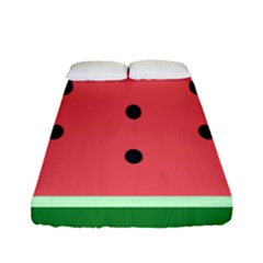 Watermelon Melon Fruit Healthy Food Meal Breakfast Lunch Juice Lemonade Summer Fitted Sheet (full/ Double Size)