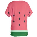 Watermelon Melon Fruit Healthy Food Meal Breakfast Lunch Juice Lemonade Summer Women s Oversized T-Shirt View2