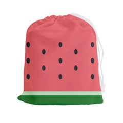 Watermelon Melon Fruit Healthy Food Meal Breakfast Lunch Juice Lemonade Summer Drawstring Pouch (2xl)