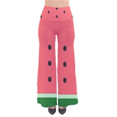 Watermelon Melon Fruit Healthy Food Meal Breakfast Lunch Juice Lemonade Summer So Vintage Palazzo Pants by Maspions