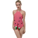 Watermelon Melon Fruit Healthy Food Meal Breakfast Lunch Juice Lemonade Summer Go with the Flow One Piece Swimsuit View1