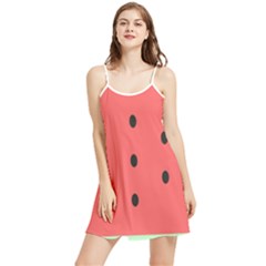 Watermelon Melon Fruit Healthy Food Meal Breakfast Lunch Juice Lemonade Summer Summer Frill Dress by Maspions