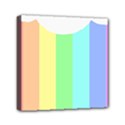 Rainbow Cloud Background Pastel Template Multi Coloured Abstract Mini Canvas 6  x 6  (Stretched) View1