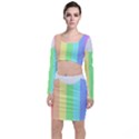 Rainbow Cloud Background Pastel Template Multi Coloured Abstract Top and Skirt Sets View1