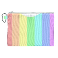 Rainbow Cloud Background Pastel Template Multi Coloured Abstract Canvas Cosmetic Bag (xl) by Maspions