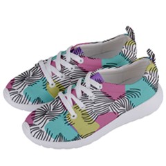 Lines Line Art Pastel Abstract Multicoloured Surfaces Art Women s Lightweight Sports Shoes