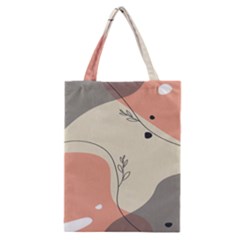 Pattern Line Art Texture Minimalist Design Classic Tote Bag