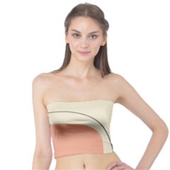 Pattern Line Art Texture Minimalist Design Tube Top