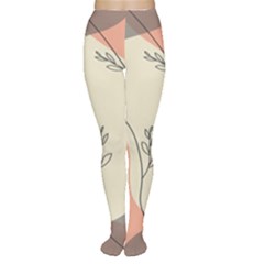 Pattern Line Art Texture Minimalist Design Tights