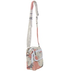 Pattern Line Art Texture Minimalist Design Shoulder Strap Belt Bag