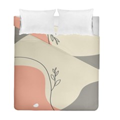 Pattern Line Art Texture Minimalist Design Duvet Cover Double Side (full/ Double Size)