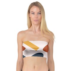 Boho Bohemian Style Design Minimalist Aesthetic Pattern Art Shapes Lines Bandeau Top