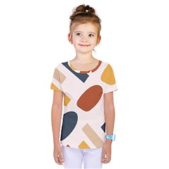 Boho Bohemian Style Design Minimalist Aesthetic Pattern Art Shapes Lines Kids  One Piece T-shirt