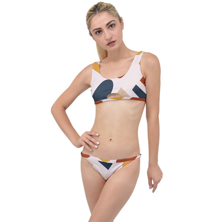 Boho Bohemian Style Design Minimalist Aesthetic Pattern Art Shapes Lines The Little Details Bikini Set