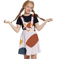 Boho Bohemian Style Design Minimalist Aesthetic Pattern Art Shapes Lines Kids  Apron Dress