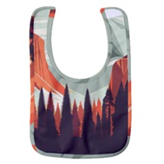 Mountain Travel Canyon Nature Tree Wood Baby Bib