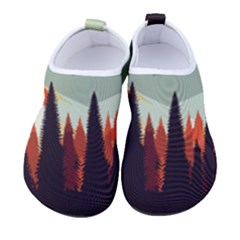 Mountain Travel Canyon Nature Tree Wood Men s Sock-style Water Shoes by Maspions