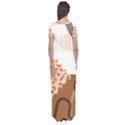 Bohemian Digital Minimalist Boho Style Geometric Abstract Art Short Sleeve Maxi Dress View2